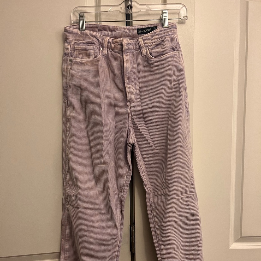 BLANKNYC Corduroy Lavender pants. size 4/27
